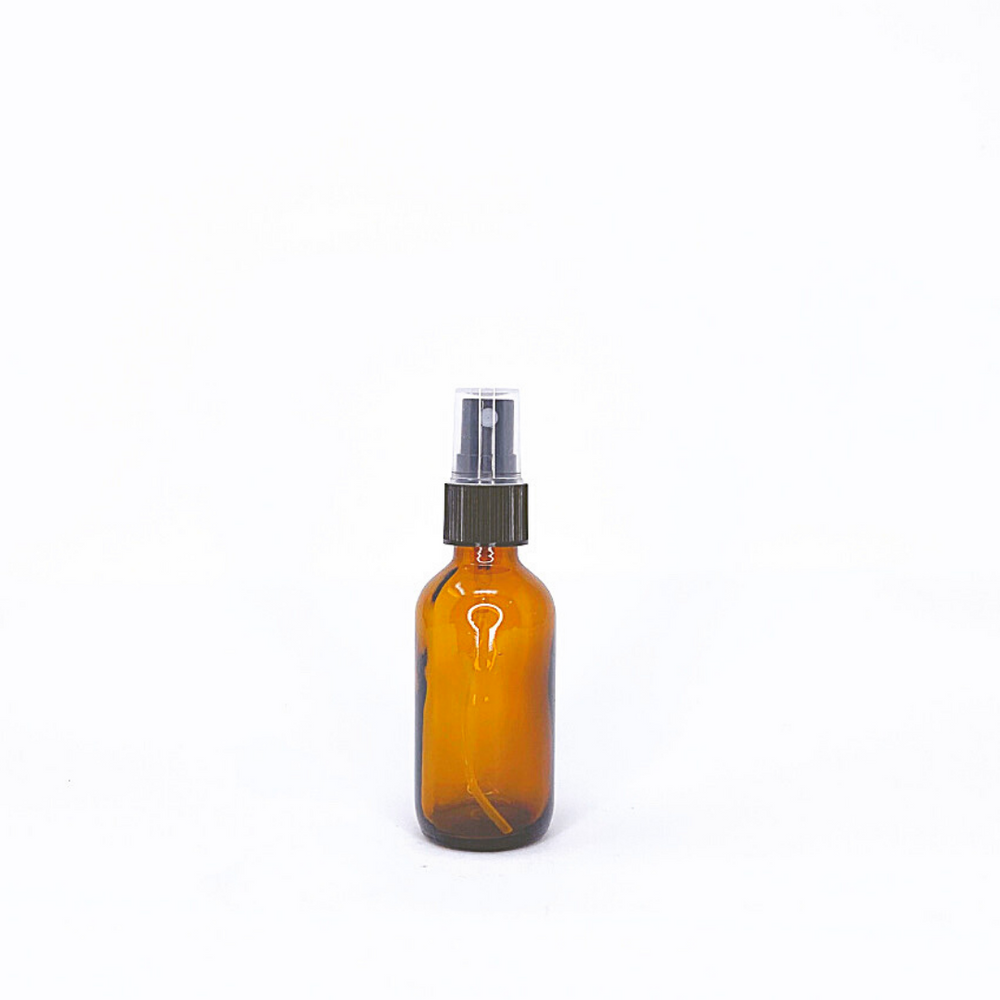 Fine Mist Spray Bottle - Amber Glass