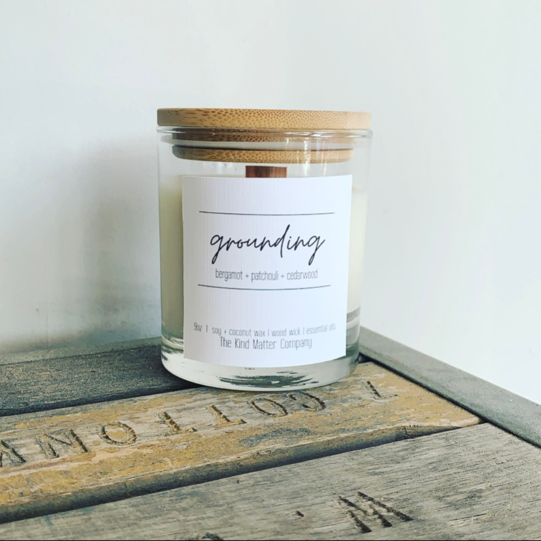 The Good Wax Coconut/Soy Wax Candle Grounding The Kind Matter Company