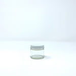 Glass Jar - Straight Side with Metal Lid