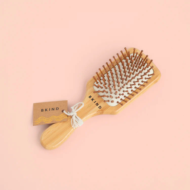 Bamboo Paddle Hairbrush - petite