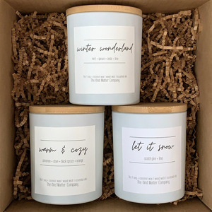 Coconut/Soy Wax Holiday Candle - Winter Wonderland
