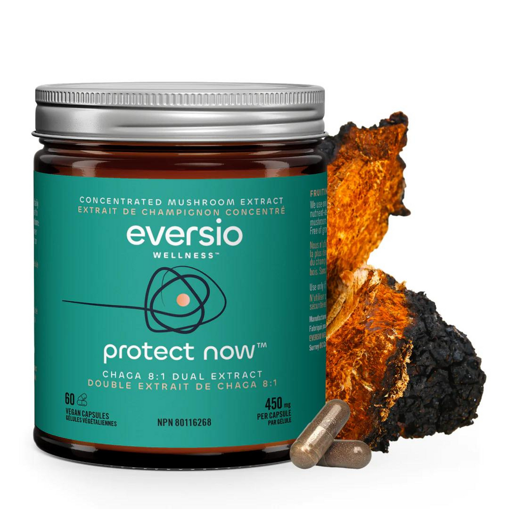 Protect Now - Organic Chaga 8:1 Dual Extract Capsules