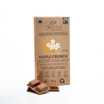 Fairtrade Chocolate - Milk Chocolate Maple Crunch