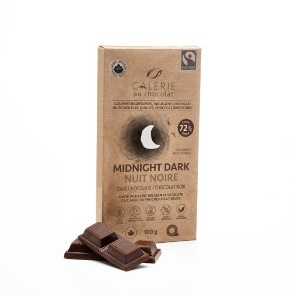 Fairtrade Chocolate - 72% Midnight Dark