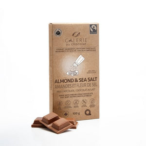 
                
                    Load image into Gallery viewer, Fairtrade Chocolate - Milk Chocolate Almond Sea Salt
                
            
