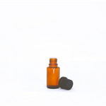 Amber Essential Oil Bottle with Dropper - 15ml