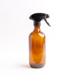 Amber Glass Bottle - with Spray