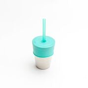 Silicone Cup Toppers with Straw