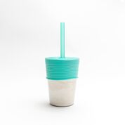 Silicone Cup Toppers with Straw