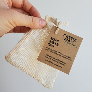 
                
                    Load image into Gallery viewer, Organic Cotton Soap Saver Bag
                
            