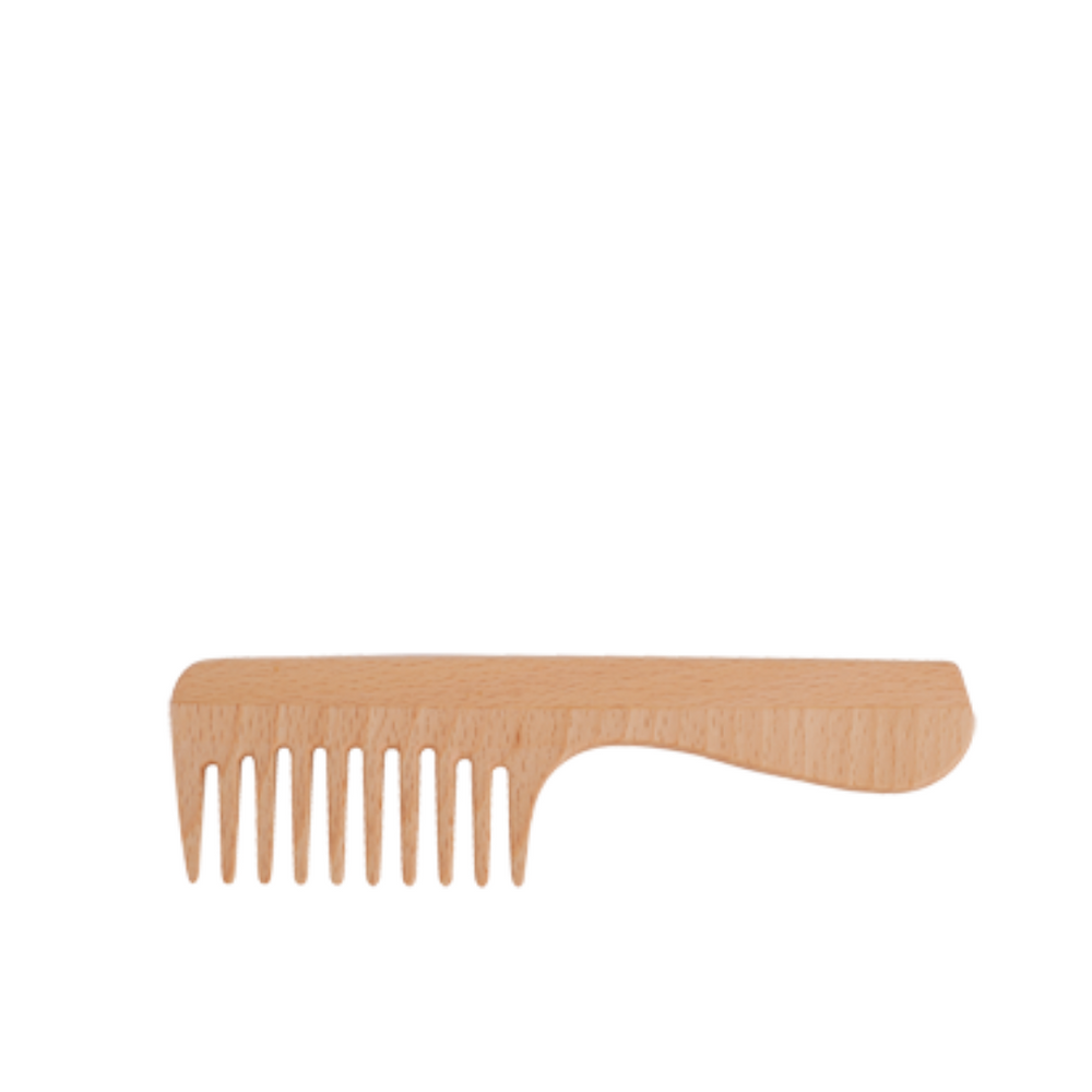 Wide Tooth Comb with Handle