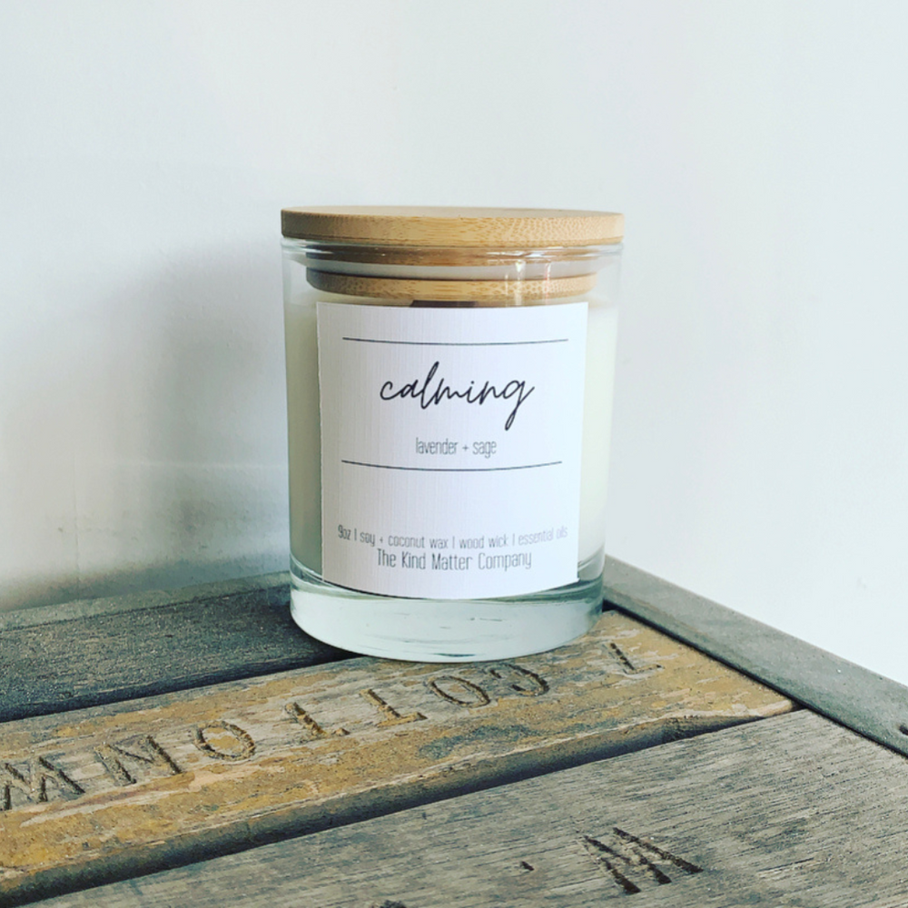 Coconut/Soy Wax Candle - Calming
