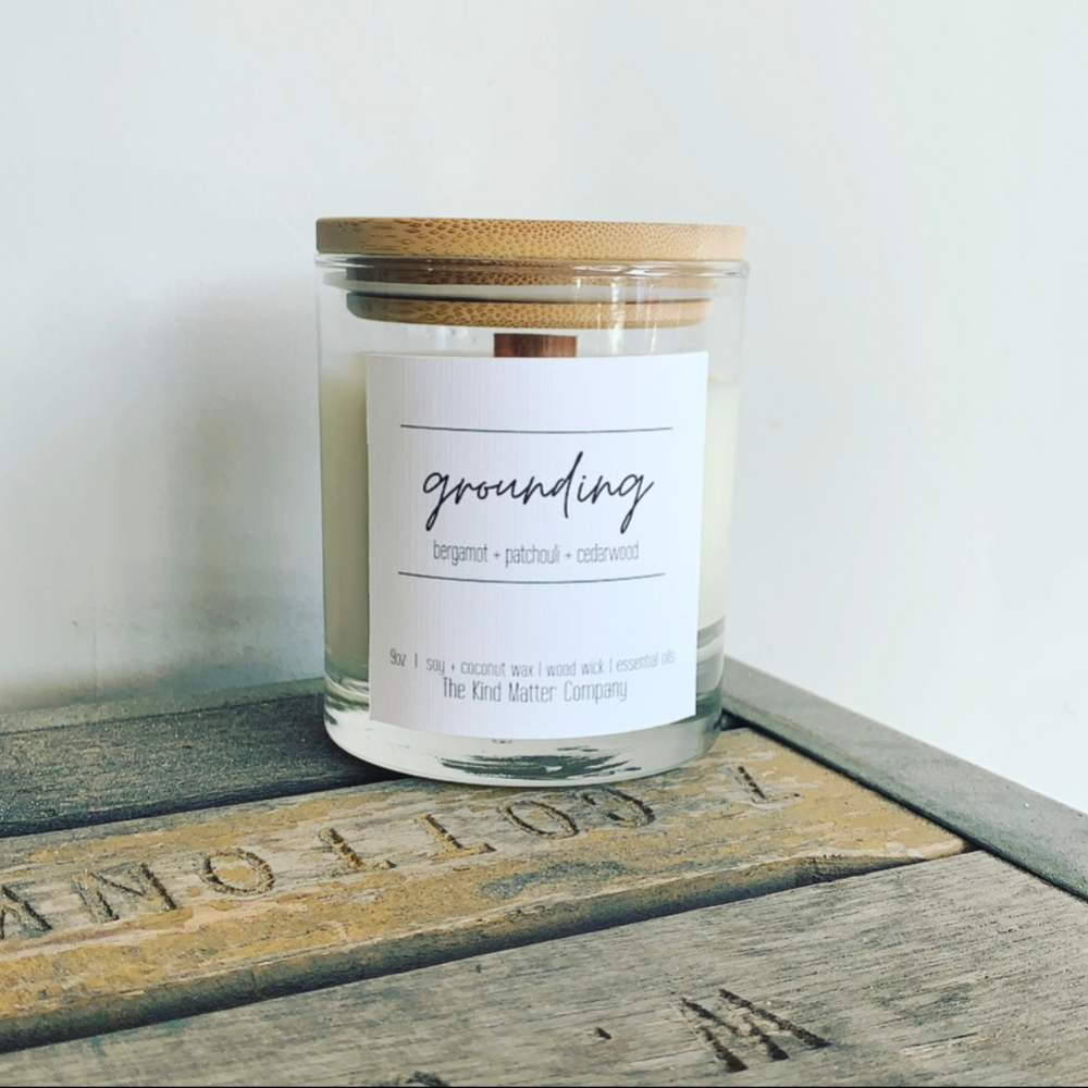 Coconut/Soy Wax Candle - Grounding