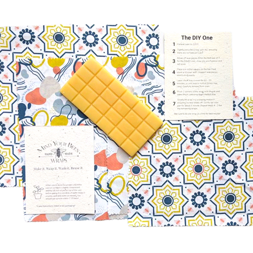 
                
                    Load image into Gallery viewer, &amp;quot;make your own&amp;quot; Beeswax Wraps Kit
                
            