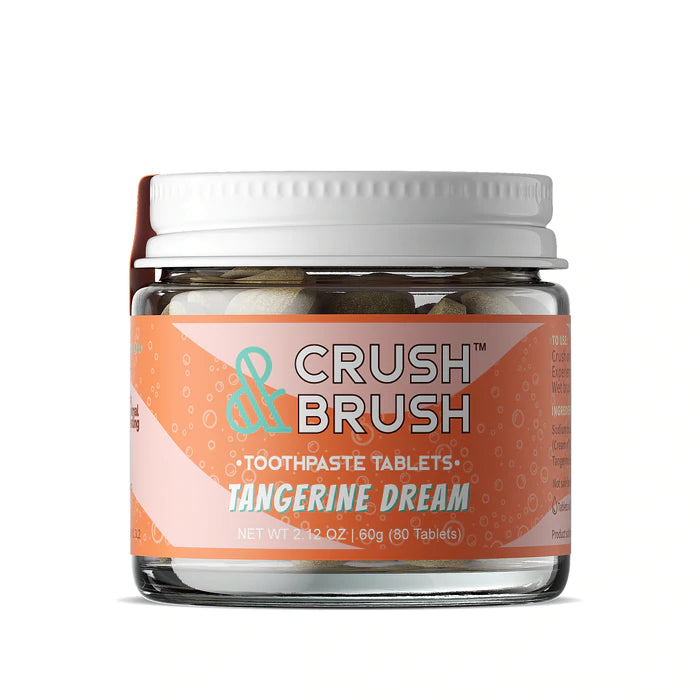 Crush & Brush Tangerine Dream Toothpaste Tablets (60g x 75 tablets)