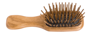 
                
                    Load image into Gallery viewer, Olive Wood Pocket Hairbrush
                
            